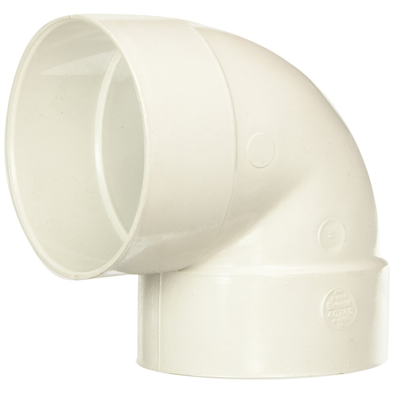 GENOVA PRODUCTS 40740 4" Short Turn Sewer and Drain 90