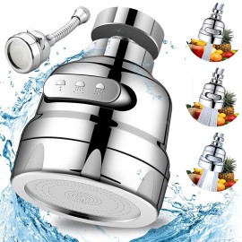 Unbranded 360 Degree Rotating Faucet Movable Kitchen Tap Head Water Saving Nozzle Sprayer