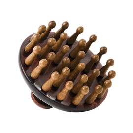 Scalp Massage Brush Wooden Scalp Massager Head Massage Brush Massage for Relaxing Without Hurting the Scalp Can Reduce Dandruff and Stimulate Hair Growth