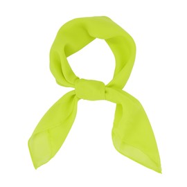 Mljsh Chiffon Green Scarf for Girls, Neck Scarves for Women, Square Handkerchief Retro Ribbon Scarf for Hair Wrapping 26"x26"