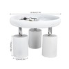 GU10 Ceiling Spotlight Holder 3 Head Rotating Lamp Base Fixture