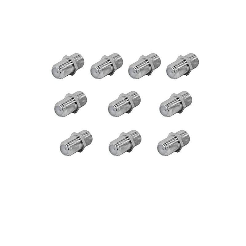 10x F-Connector SAT-FOX SAT Female / Female for F-Connector Coaxial