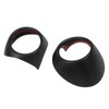 2 Pcs AC Air Vent Trim Dry Carbon Fiber Outlet