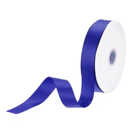 DMiotech 1 inch 50 Yards Satin Ribbon Thin Double Face Fabric Grosgrain Ribbon for Gift Wrapping Floral Hair Flower Bouquet, Blue