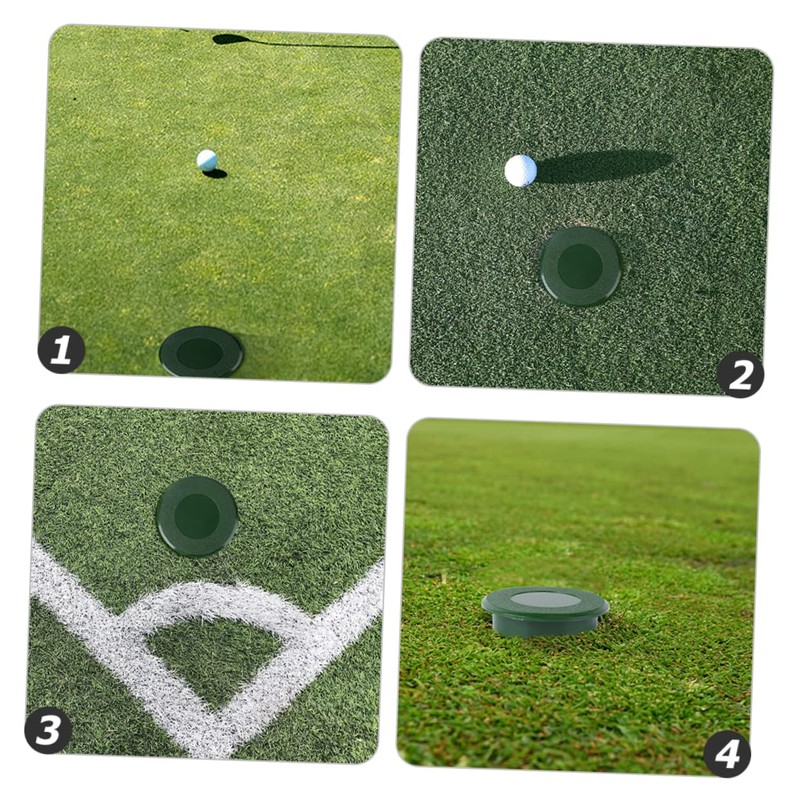 BESPORTBLE 3Pcs Golf Putting Hole Cup Cover Durable Plastic Golfs