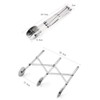 Pastry Cutter Stainless Steel Dough Cutter Adjustable Pizza Cutter with