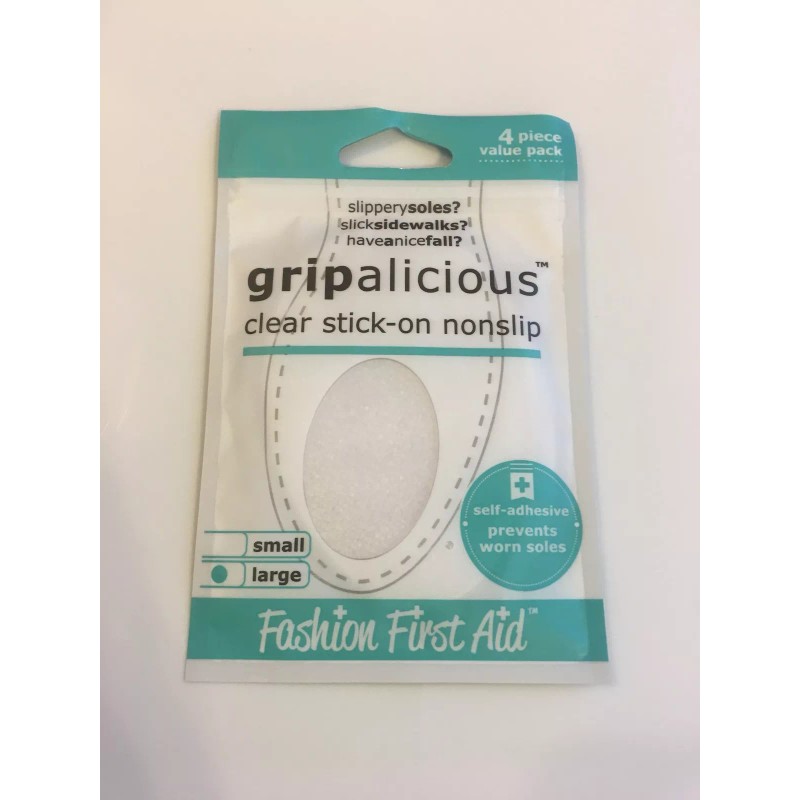 Fashion First Aid Shoe Grips For Slippery Soles or Slick