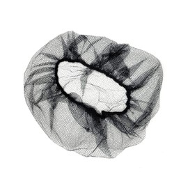 SAFEKO Disposable Honeycomb Nylon Hair Nets | Breathable | 1,000 Count [BLACK | 18”]