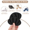 Amusingtao 2 Pair Durable Leather Shoe Heel Repair Patches -