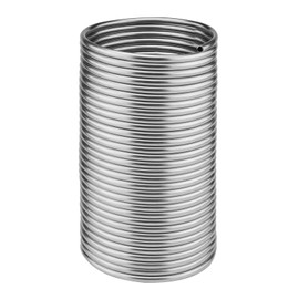 Vigorous Wort Chiller, 1/4" x 50 Ft Food Grade 304 Stainless Steel Coil, Water Chiller for Ice Bath Beer Brewing Tubing Coil, Stainless Steel Immersion Chiller