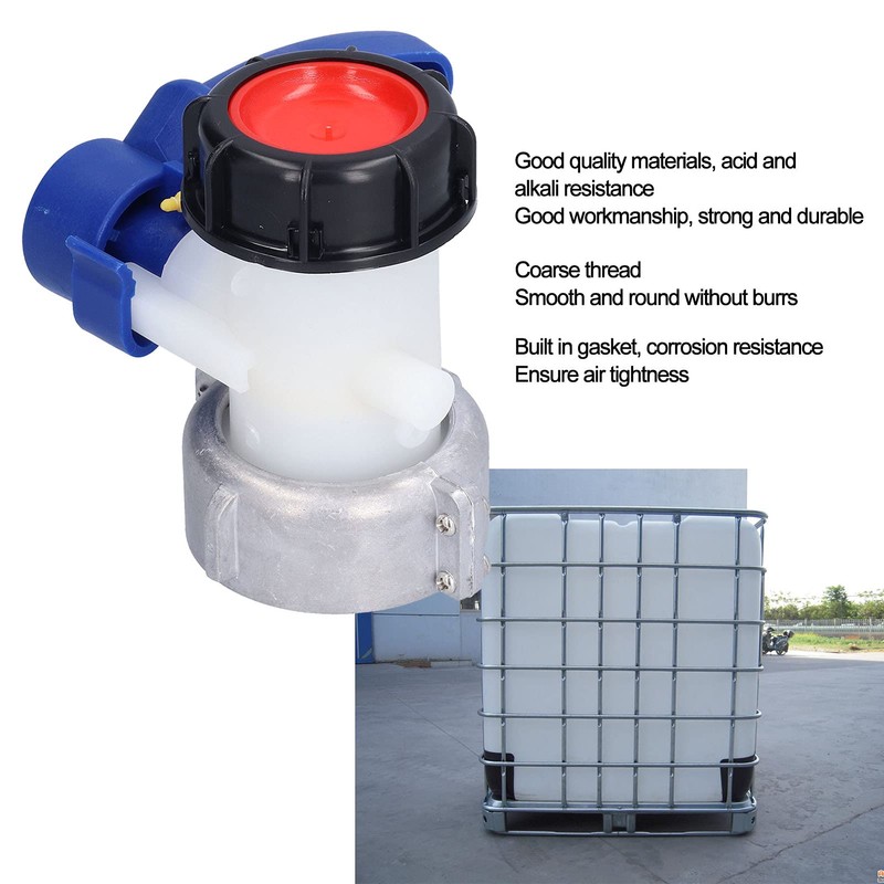 DN50 75mm IBC Tote Tank Adapter Coarse thread Tank Drain