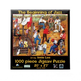 SUNSOUT INC - The Beginning of Jazz - 1000 pc Jigsaw Puzzle by Artist: Annie Lee - Finished Size 20" x 27" - MPN# 46846