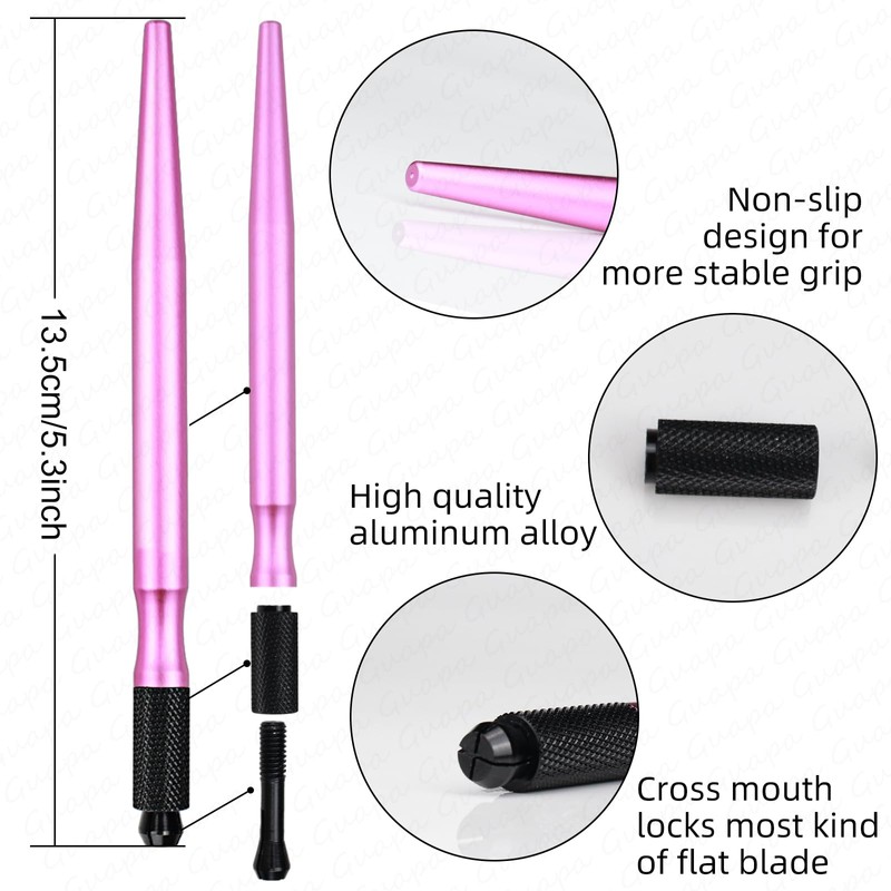 Microblading Handles Manual Microblading Pen with Nano 0.15mm Blade Microblade
