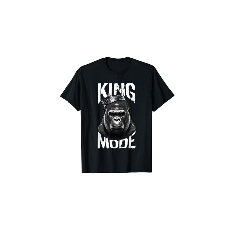 Gorilla King Mode | Beast Motivation Success Gym Workout T-Shirt,