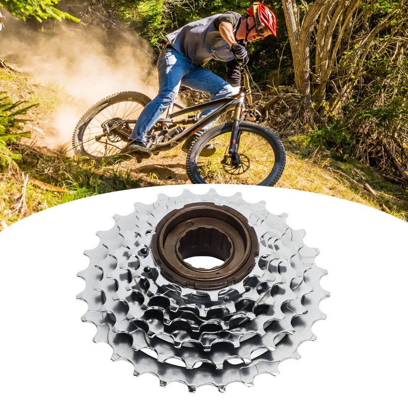 Jeffergarden 6S 14-28T Bicycle Cassette Sprocket, High Strength Steel, Lightweight