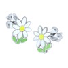 Daisy Flower Earrings 925 Sterling Silver