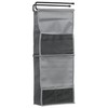 Merangue Hanging Fabric Locker Shelf with Pockets, Color May Vary