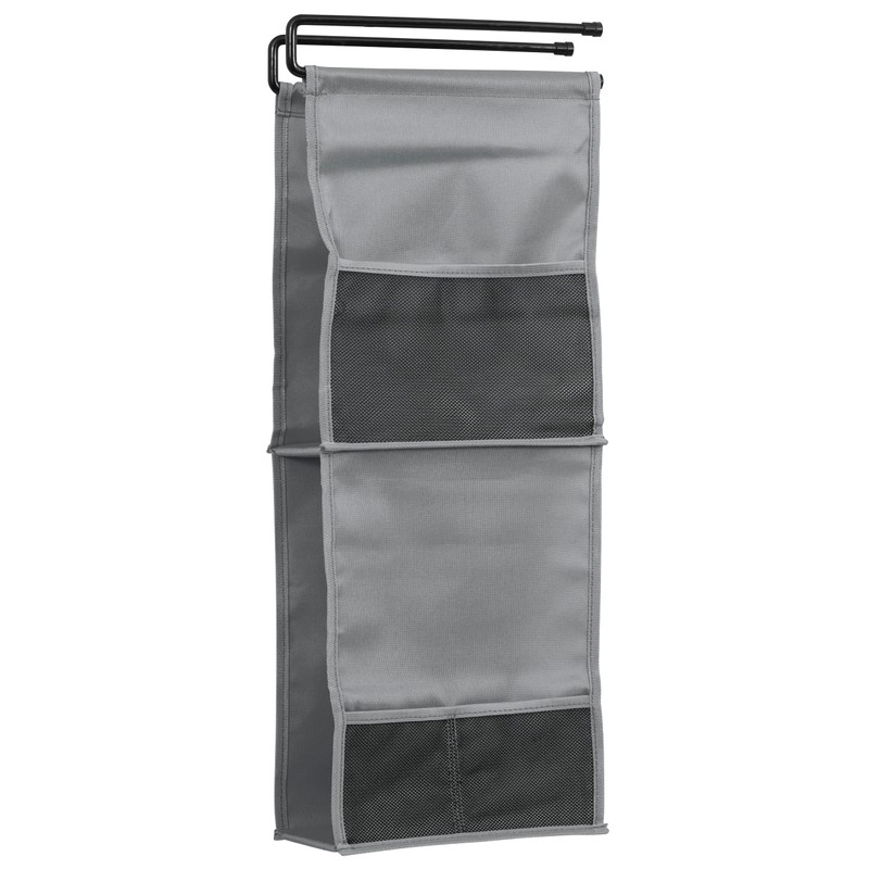 Merangue Hanging Fabric Locker Shelf with Pockets, Color May Vary