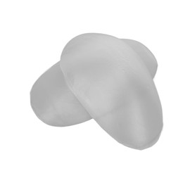 Hombreras de Silicona para Ropa de Mujer, 1 Par de Almohadillas de Flexión de Hombros Suaves, Hombreras Autoadhesivas Antideslizantes Reforzadoras para Mujeres, Reutilizables(Color transparente)