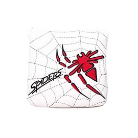Mallet Headcover Putter Cover Compatible with Odyssey 2 Ball Tailor Made Spider Putter Spider Pattern White Black Red