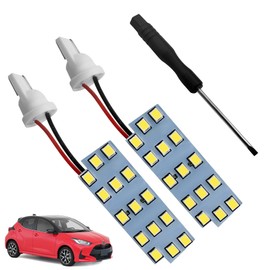 KONPON / LED License Plate Light, Custom Parts, Toyota Yaris Exclusive License Lamp, Easy Installation