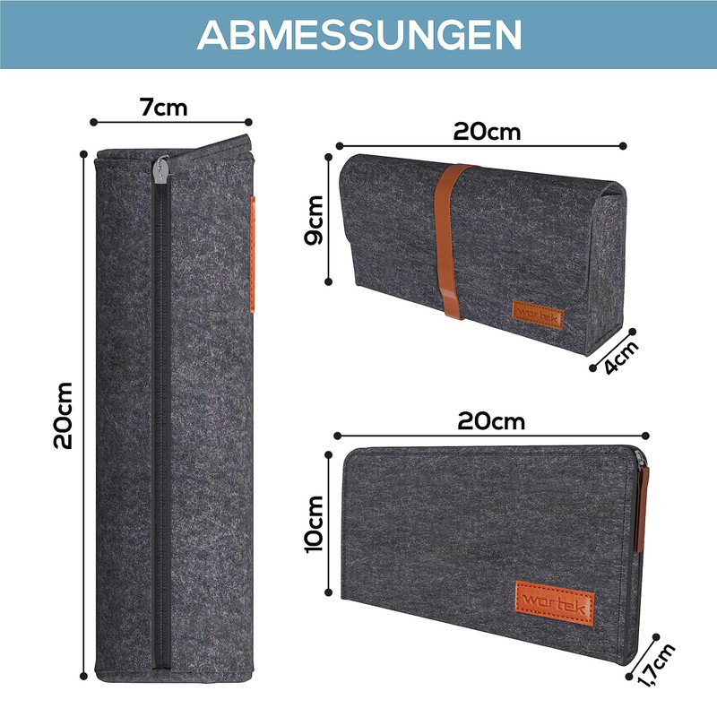 wortek Pencil Case Parent, black