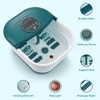 CURECURE Collapsible Foot Spa Bath Massager with Heat, Bubble and