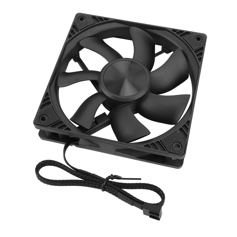 PC Case Fan 120mm PWM Intelligent Control MFDB Bearing Case