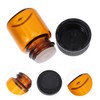 FOMIYES Travel-Sized Essential Oil Sample Bottles 100PCS 1ml Cream Dispensers