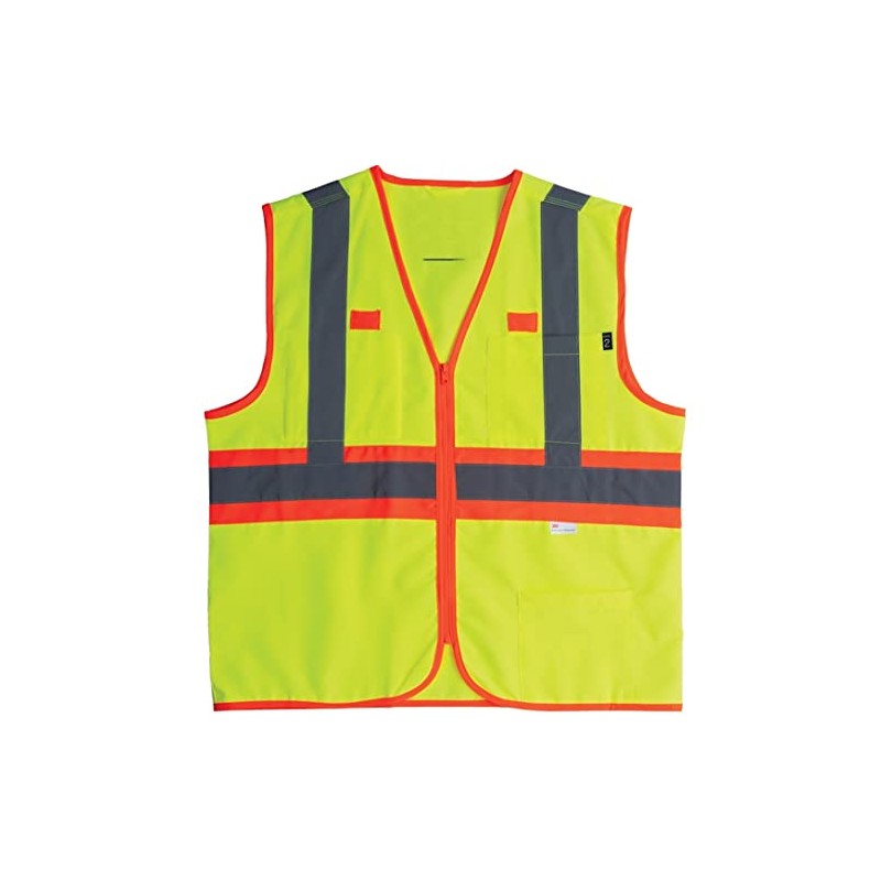 SMART Q CLASSIC Hi-Vis Premium Safety Vest, yellow, l
