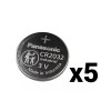 Panasonic 5 FIVE PANASONIC CR2032 BULK CR 2032 3V LITHIUM