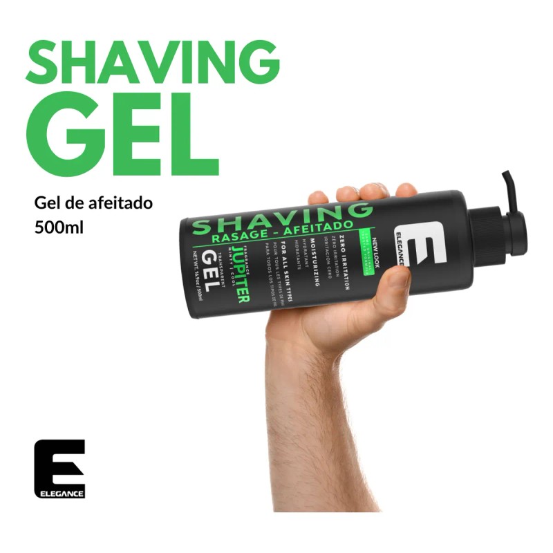Shaving Gel, De Afeitar Hidrata Refresca. Elegance 500ml.