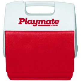 Igloo Red/White, Playmate Pal 7 Quart Personal Sized Cooler, 11.75 x 8.25 x 12-Inch, 7 Qt