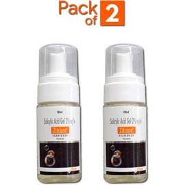 KgF ZitCare Foam Wash, Parabens Free Face Wash (Pack Of 2)