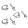 3Pair Rock Climbing Bolt Hanger Stainless Steel Climbing Anchor for
