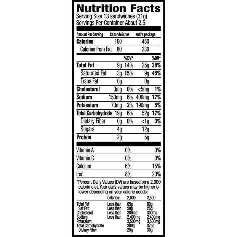 Ritz Bits Cheese Cracker Sandwiches - Big Bag, 3 Ounce