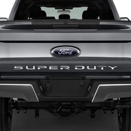 Fenzer 2024 For Ford F-250 F-350 F-450 SUPER DUTY Tailgate Rear Vinyl Chrome Letters