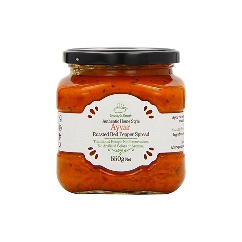 Granny's Secret Ajvar Roasted Pepper, 550 Gram