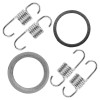 Caltric Exhaust Gaskets & Springs Kit for Arctic Cat Wildcat