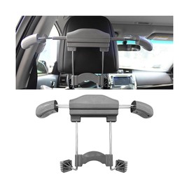 Bittwee Car Coat Hanger, Multifunctional Retractable Automotive Headrest Back Seat Coat Hanger Hook Organizer Holder for Clothes Coat Suit Jacket Shirts, Universal for SUV, Truck, RV（Gray）