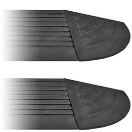 Electriduct Pair of End Caps for 5 Ton 4 Inch Rubber Curb Ramp 10,000 lbs Capacity