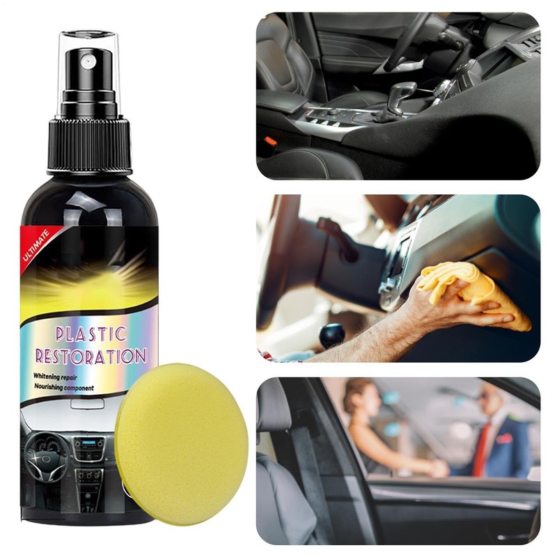 Interior Restorer For Cars | 120ml Car Interior Scratch Remover,Long-Lasting