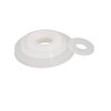 CONPHERON White Plastic Washers Nylon Flat Washers Rubber Insulating Spacers