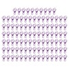100pcs Star Binder Clips Cute Cartoon Hollow Strong Clamping Force