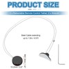 PATIKIL 1.5m / 4.9Ft Retractable Remote Control Tether, 2 Pcs
