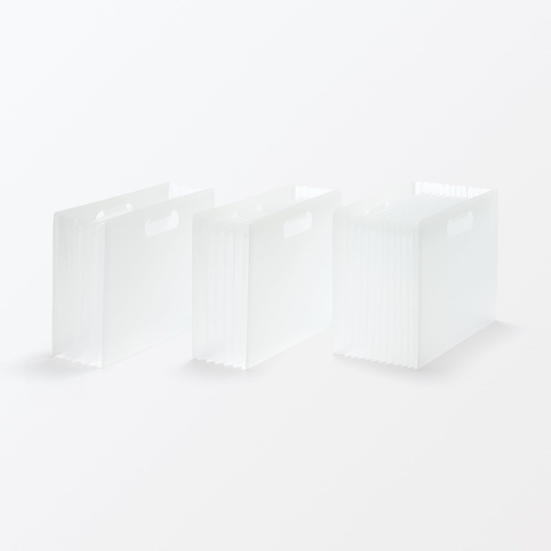 MUJI 84924859 Polypropylene Jabara File for A4, 6 Pockets
