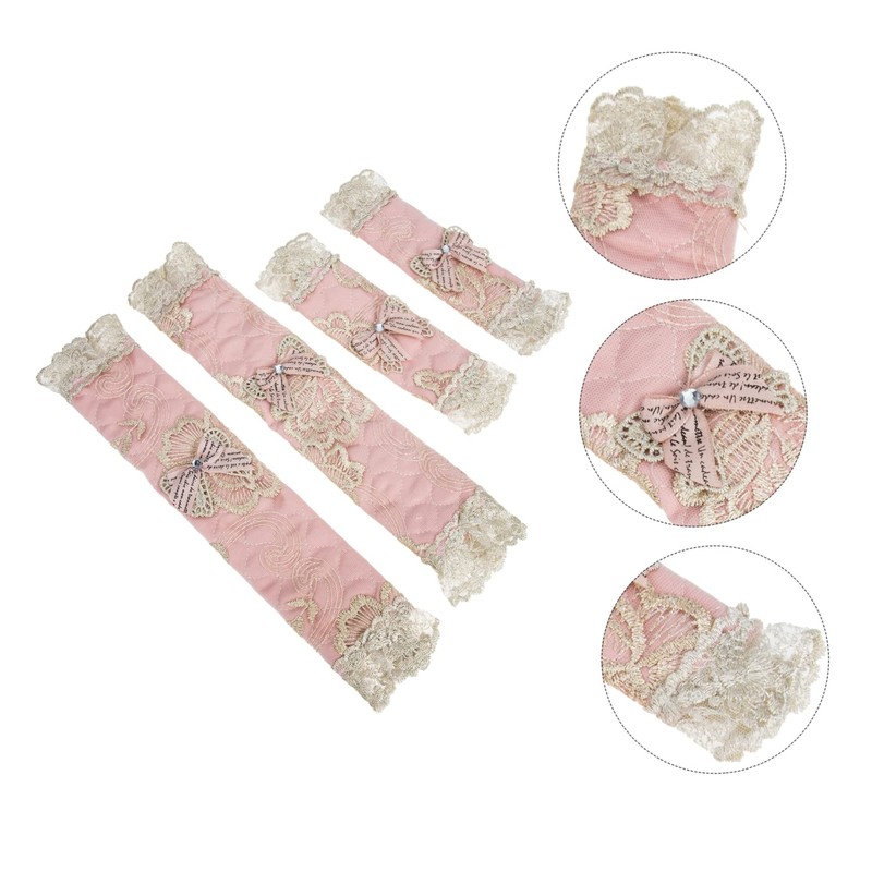 CORHAD Fridge Door Handle Covers Black Protective Covers for Refrigerator