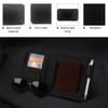 povtii Car Sun Visor Organizer, Small Leather Auto Visor Storage