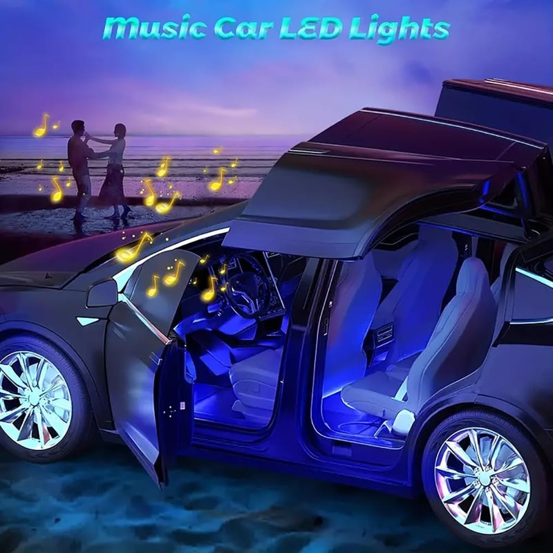 Car LED Interior Strip Lights, RGB Car Interior LED Light