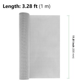 YIXNSW 304 Stainless Steel Wire Mesh Stainless Steel Mesh 200 Mesh 30 x 100 cm Fine Mesh for Filtration, Water Filtration Clean Air and Separation